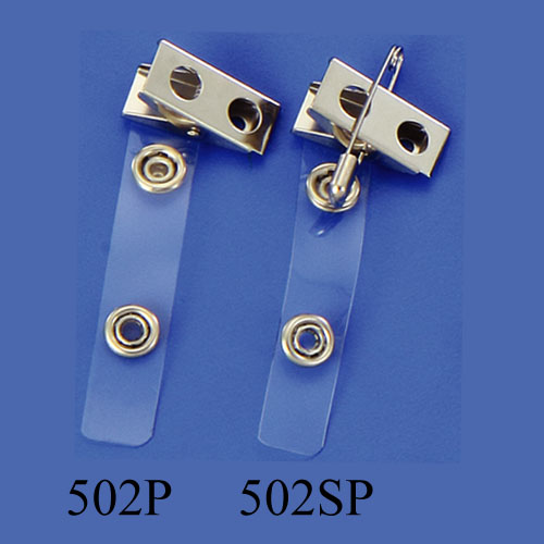 Clear vinyl strap clips
