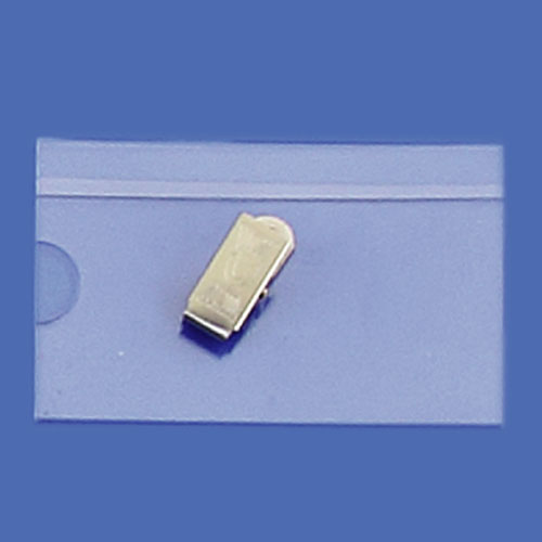 Rigid Vinyl Name badge Holder with bulldog clip