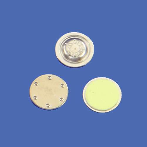 Round magnetic button badge