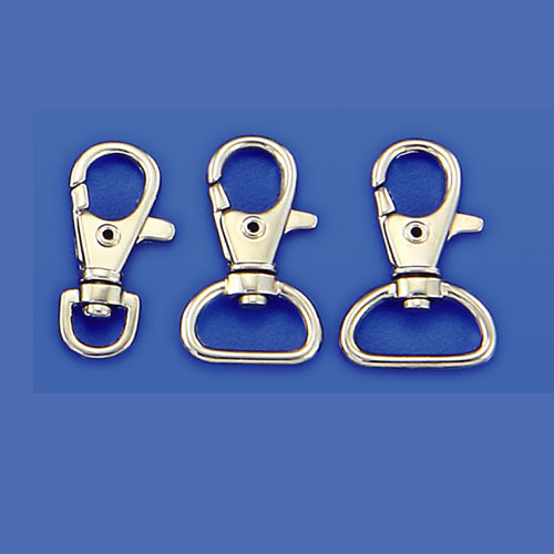 Swivel clip snap hook for lanyard straps